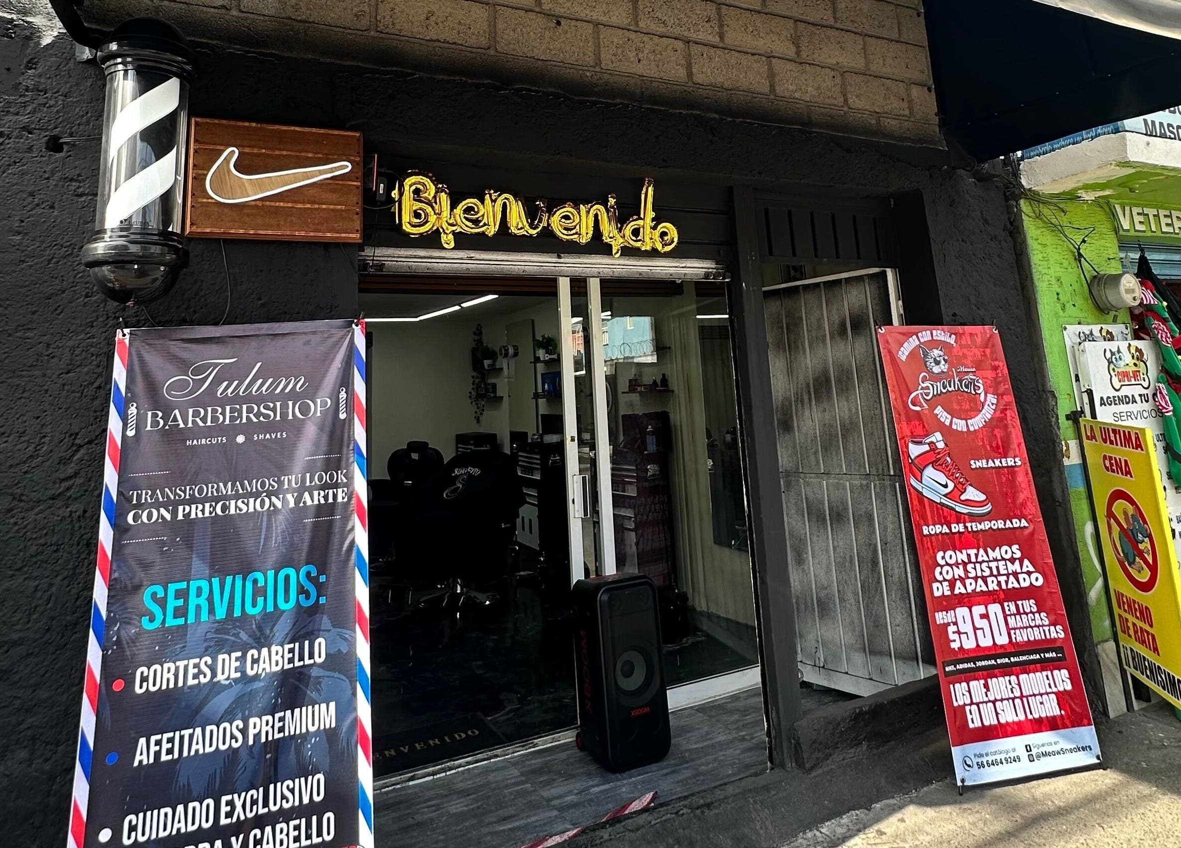 Fachada de Tulum Barbershop | Barbería | Atizapán en Ciudad López Mateos, Estado De México, MX. Bienvenido.