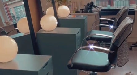 Modern salon chairs and mirrors at Emma-Jane Hair @ Salt & Co, Dublin 2, County Dublin, IE.