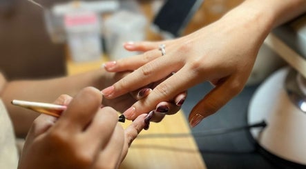 Manicure in progress at Nails by Artmosphere Pop Up, Jawa Barat. Perfect nail care service in Jawa Barat, ID.