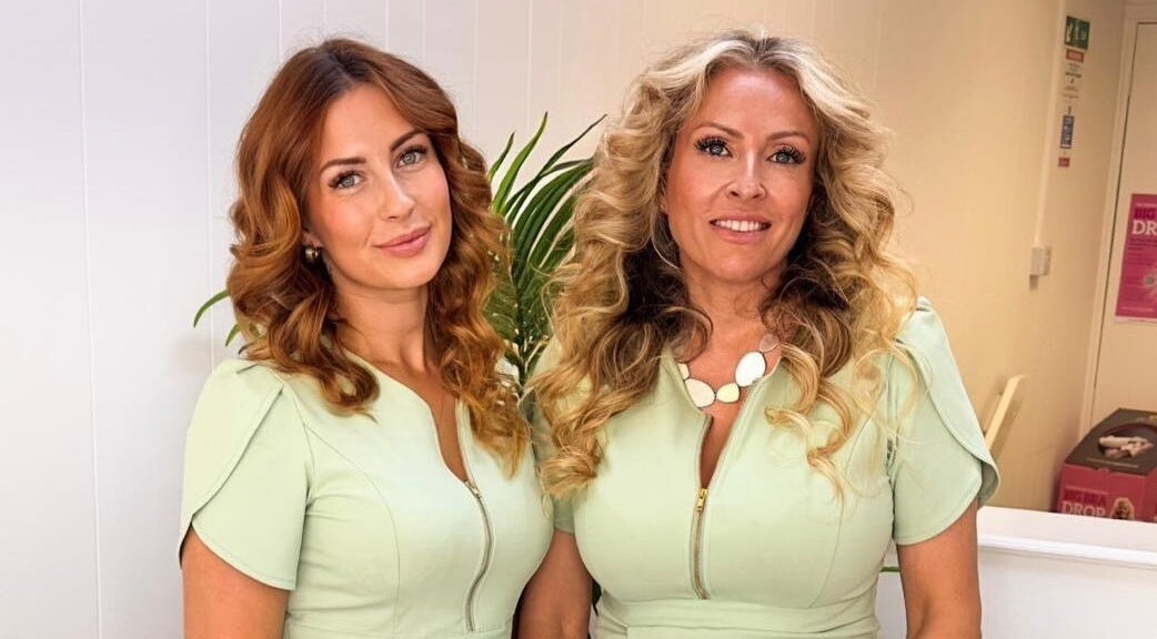 Team members at Flow Aesthetics in Plymouth, England, GB, showcasing welcoming ambiance.