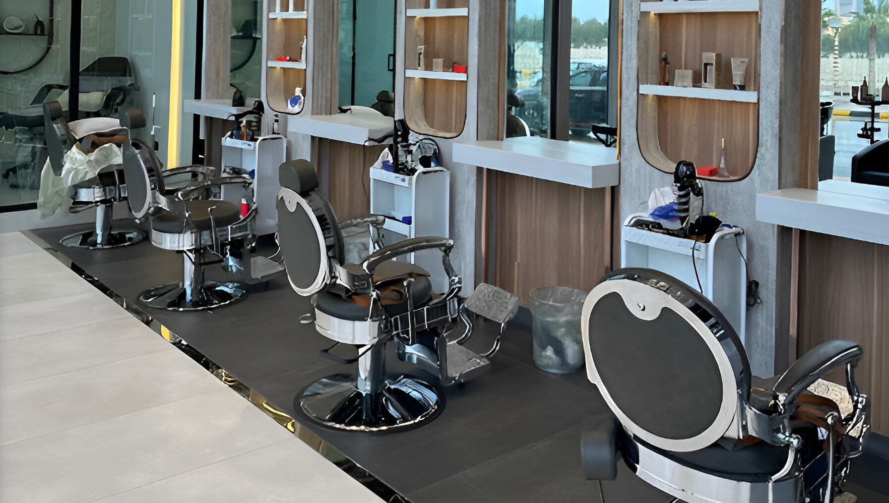 مقاعد صالون Vali Salon الأنيقة في الخبر، المنطقة الشرقية، السعودية.