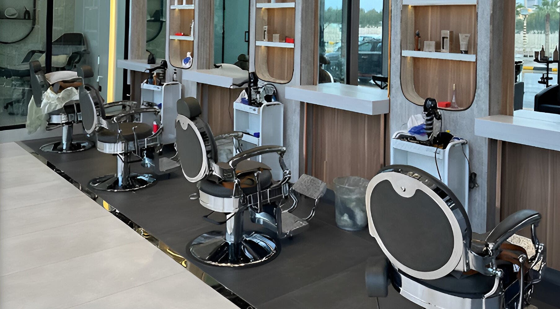 مقاعد صالون Vali Salon الأنيقة في الخبر، المنطقة الشرقية، السعودية.