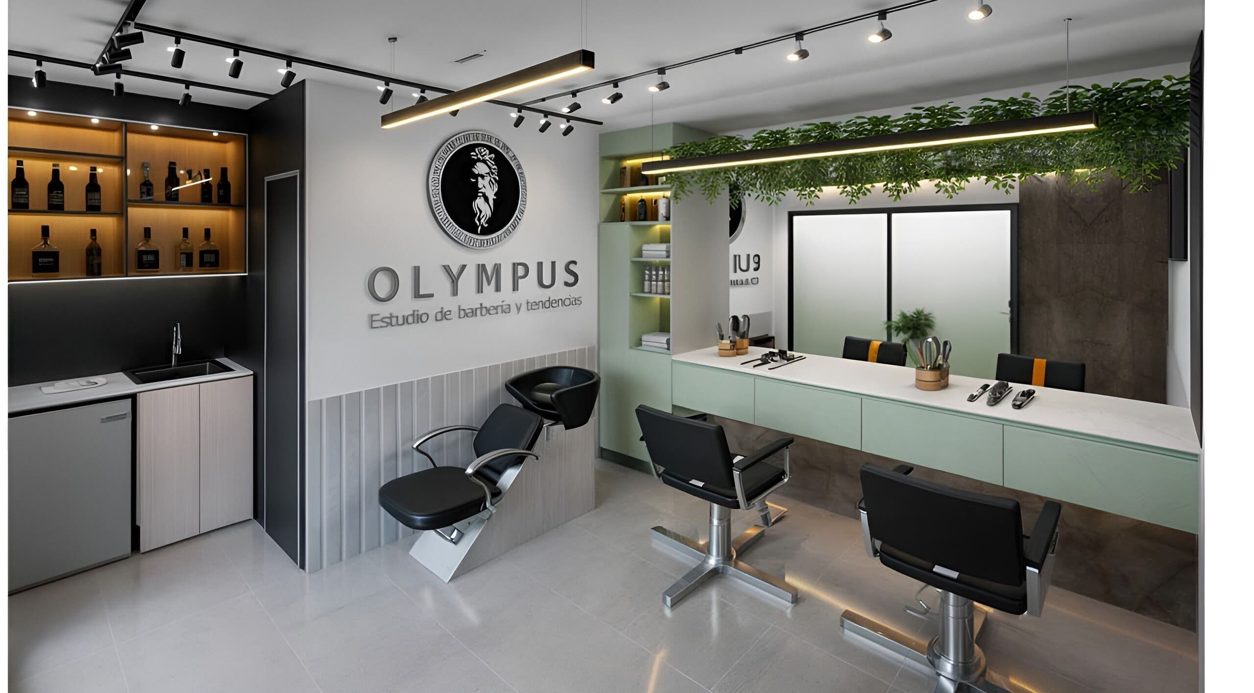 Sala moderna de Olympus Cuenca, un oasis de belleza en Cuenca, Azuay, EC.