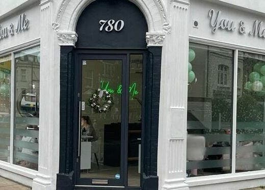You and Me - Nails by Dom exterior in London, England, GB, showcasing stylish architecture.