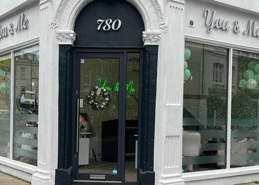 You and Me - Nails by Dom exterior in London, England, GB, showcasing stylish architecture.