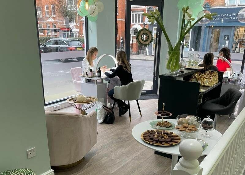 Inviting interior of You and Me - Nails by Dom in London, England, GB showcasing nail services.