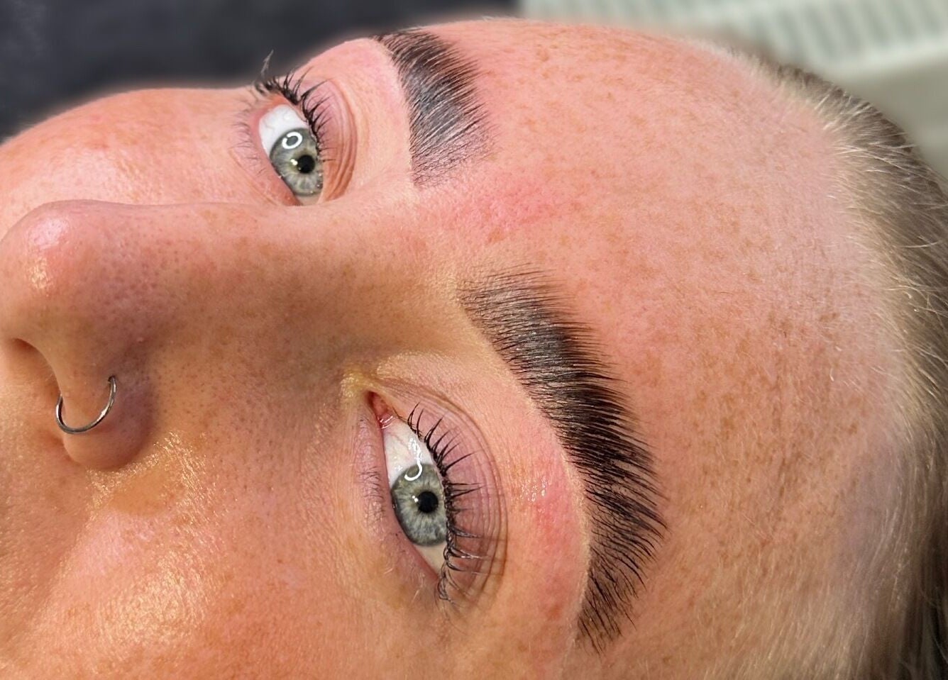 Perfectly sculpted brows at Brows By Bailey, Bristol, England, GB, showcasing expert beauty craftsmanship.