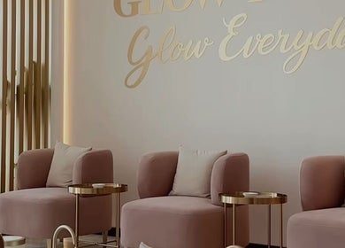 Relaxing lounge area at Glowing Beauty & Spa, Al Athaiba, Muscat Governorate, OM offering comfort and style.