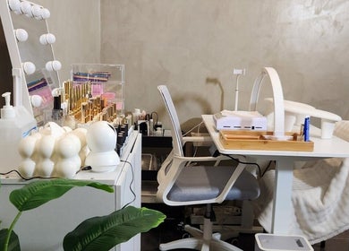 Cozy makeup setup at Beauty by Vikky (Makeup & Nails) - Antipolo, Antipolo, Calabarzon, PH.
