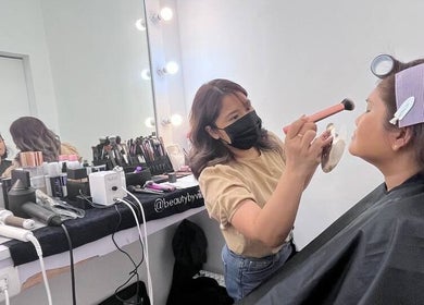 Makeup session at Beauty by Vikky (Makeup & Nails) - Antipolo, featuring a makeup artist at work in Antipolo, Calabarzon, PH.