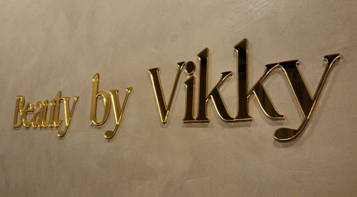 Beauty by Vikky (Makeup & Nails) - Antipolo logo in gold letters, Antipolo, Calabarzon, PH.