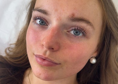 Woman with natural makeup at Beauty by Billie, Portsmouth, England, GB offering wellness services.