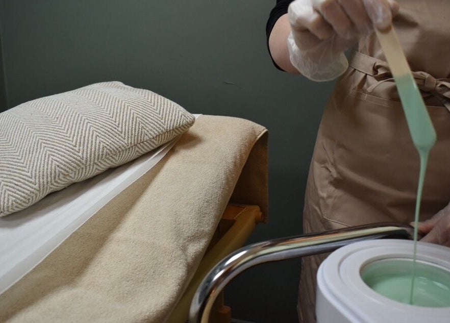 Elite Intimate Waxing in Ruddington: cozy treatment area with wax preparation.