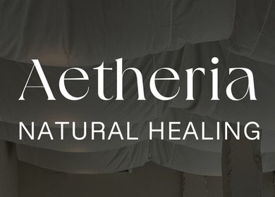 Entrance of Aetheria Natural Healing Spa featuring serene decor, located in Canggu, Bali, ID.