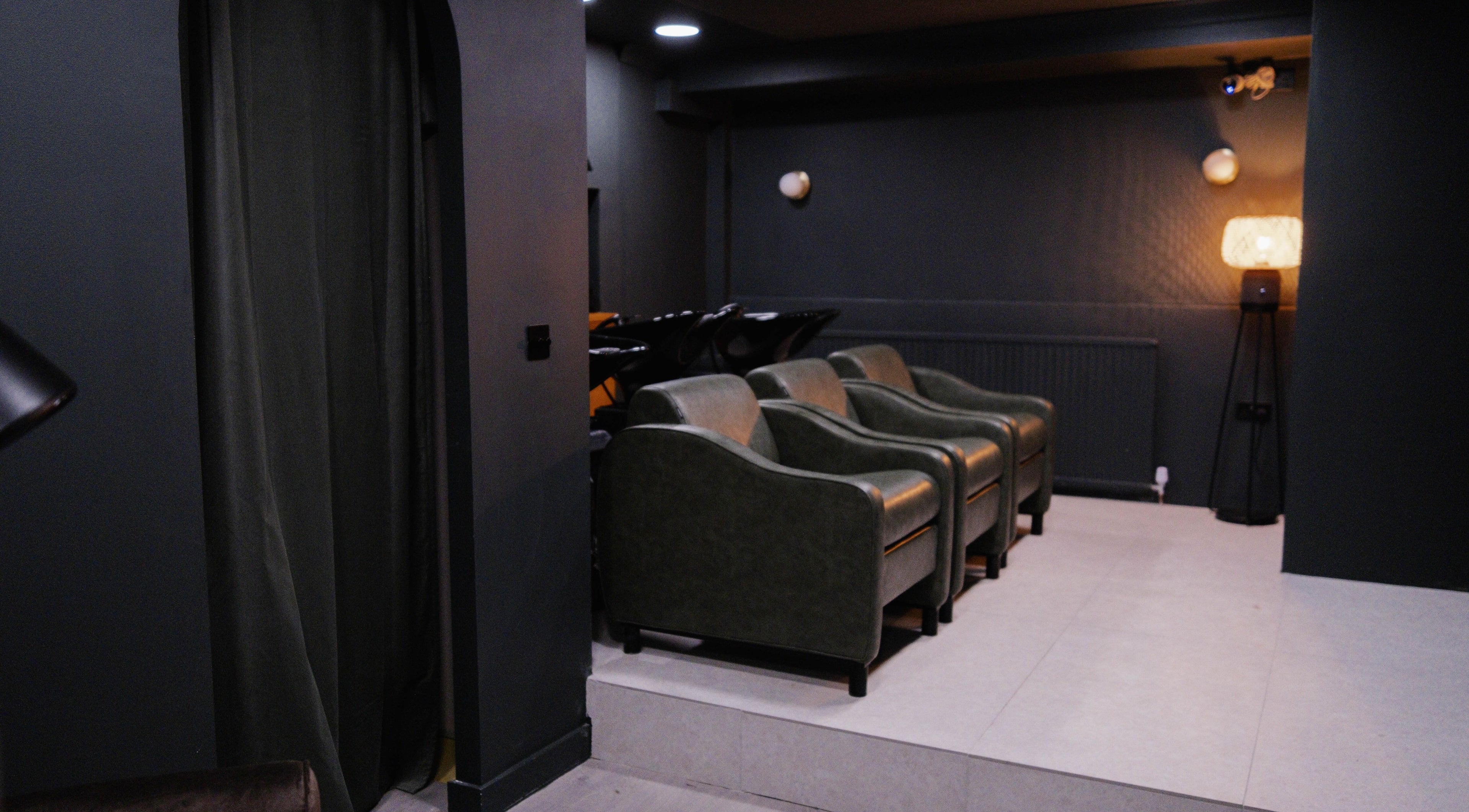 Relaxing salon chairs at Zulu Bonita, London, England, GB providing a serene environment for wellness treatments.