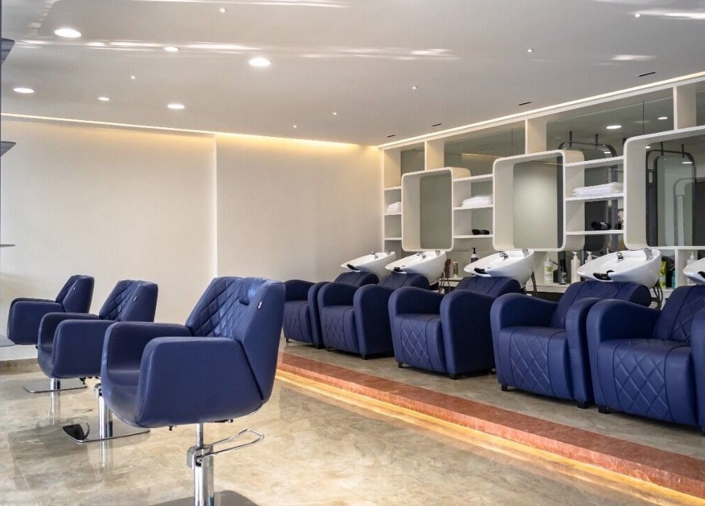 Spacious interior of Eklipz Ladies Salon - Rajkot featuring stylish chairs in Rajkot, Gujarat, IN.