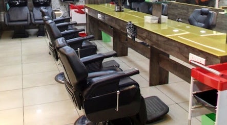 Chic barber chairs at Eklipz Men's Salon - Rajkot, Rajkot, Gujarat, IN, ready for a premium grooming session.