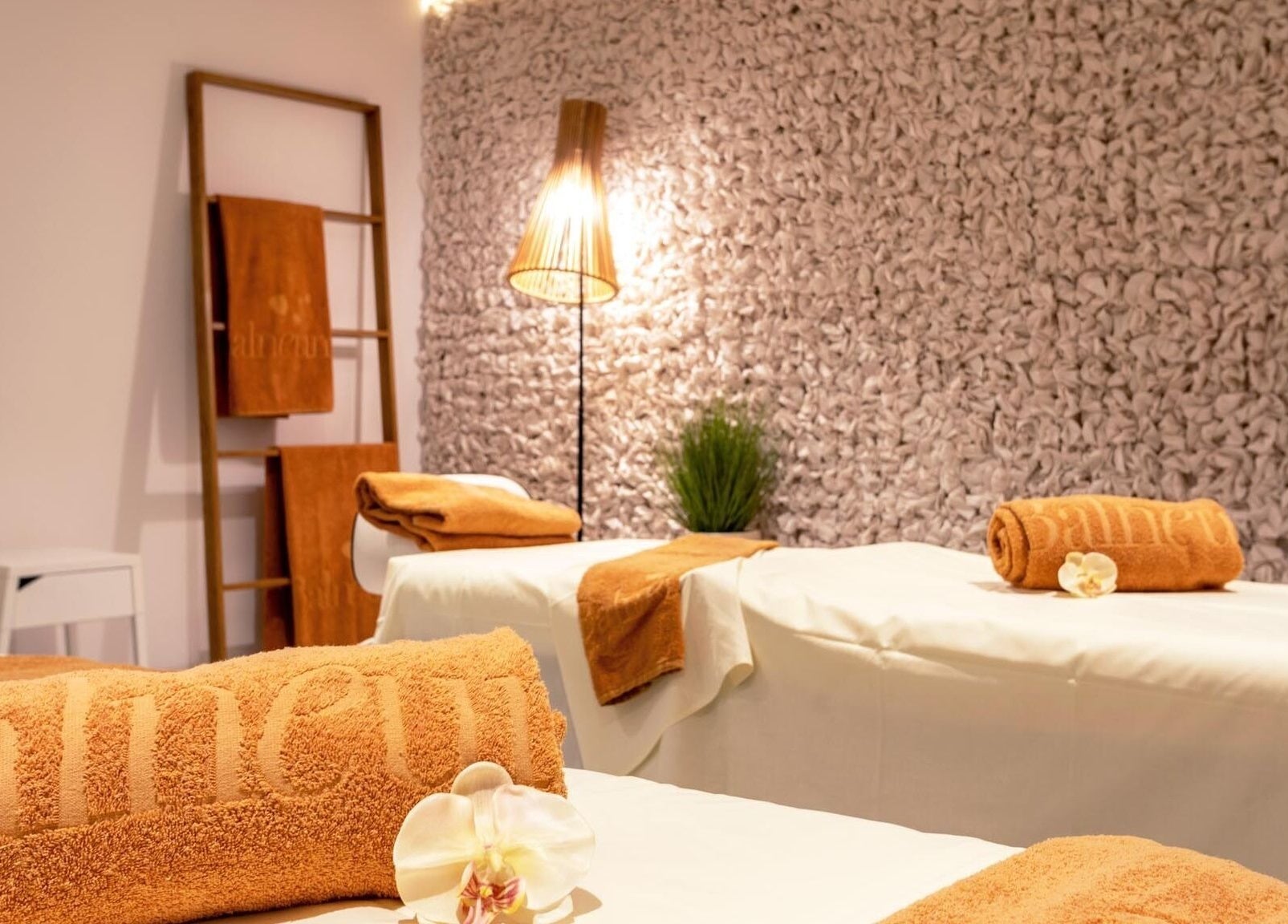 Relaxing spa room at SPA VIVA Cala Mesquida Resort & Spa, Cala Mesquida, Illes Balears, ES with soft lighting.