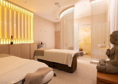 Relaxing massage room at Spa Viva Cala Mesquida Suites & Spa Adults only 16+, Cala Mesquida, Illes Balears, ES.