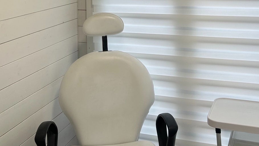 Comfortable treatment chair in PediHealth + The Foot Clinic, Lancing, England, GB.
