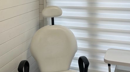 Comfortable treatment chair in PediHealth + The Foot Clinic, Lancing, England, GB.