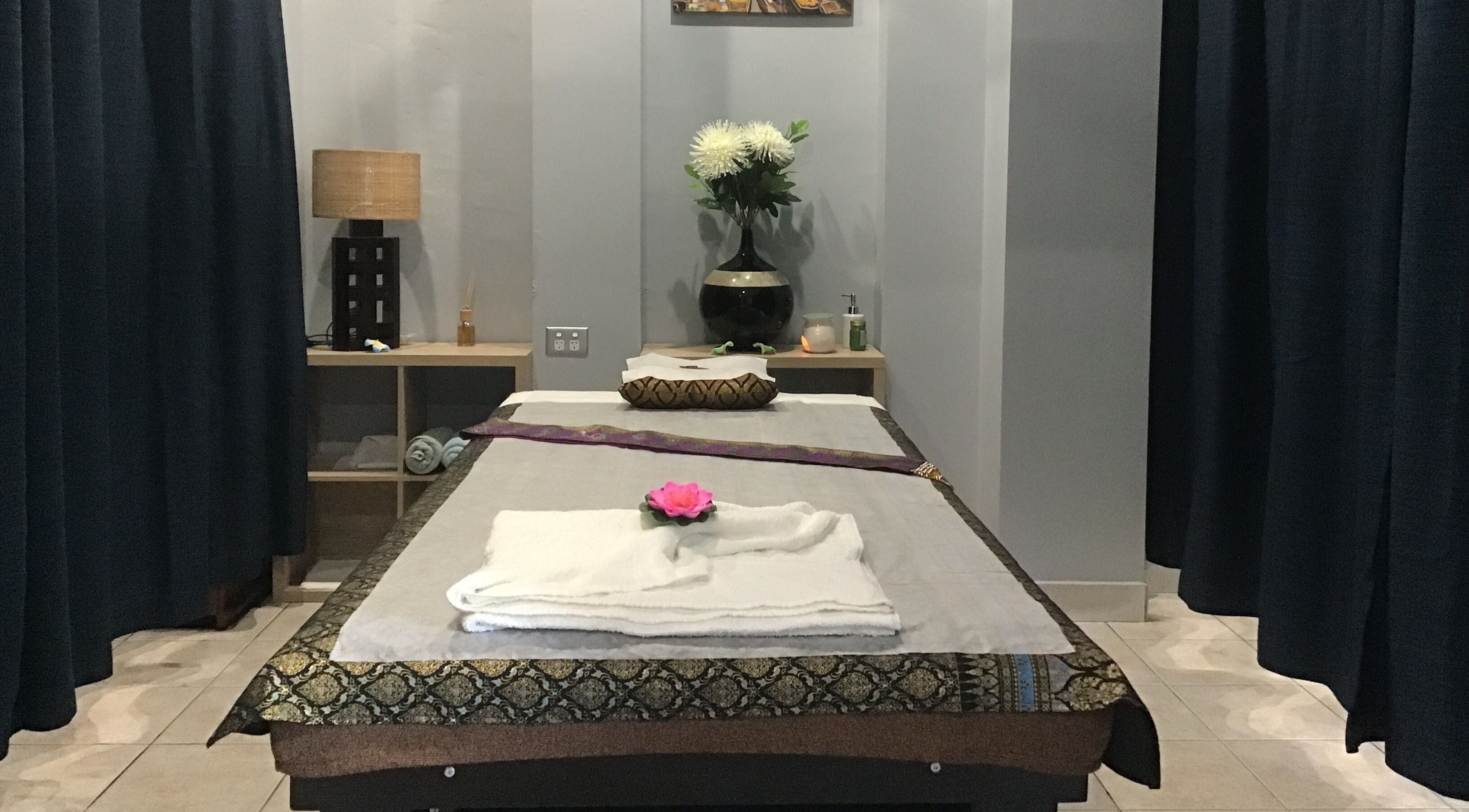 Relax Thai massage room at Windang with a tranquil setup in Windang, New South Wales, AU.