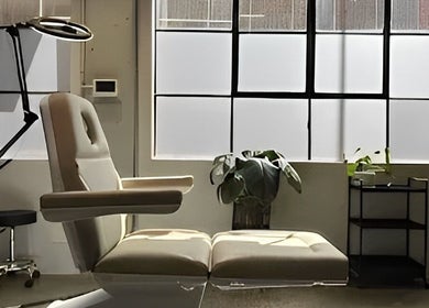 Comfortable treatment chair at Bespoke Aesthetics by Sammy, Melbourne, Victoria, AU.