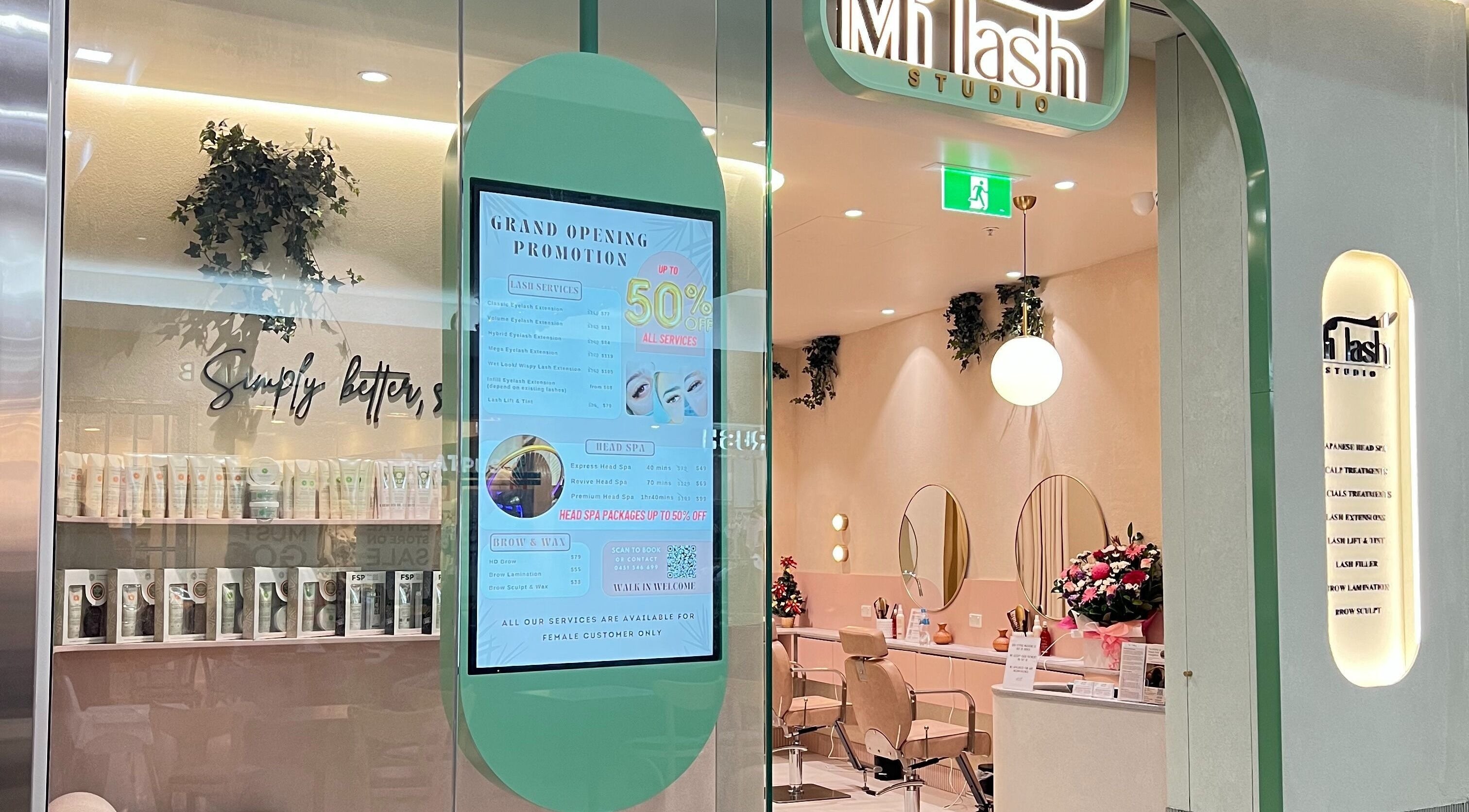 Milash Studio Merrylands entrance showcases modern decor in Merrylands, New South Wales, AU.