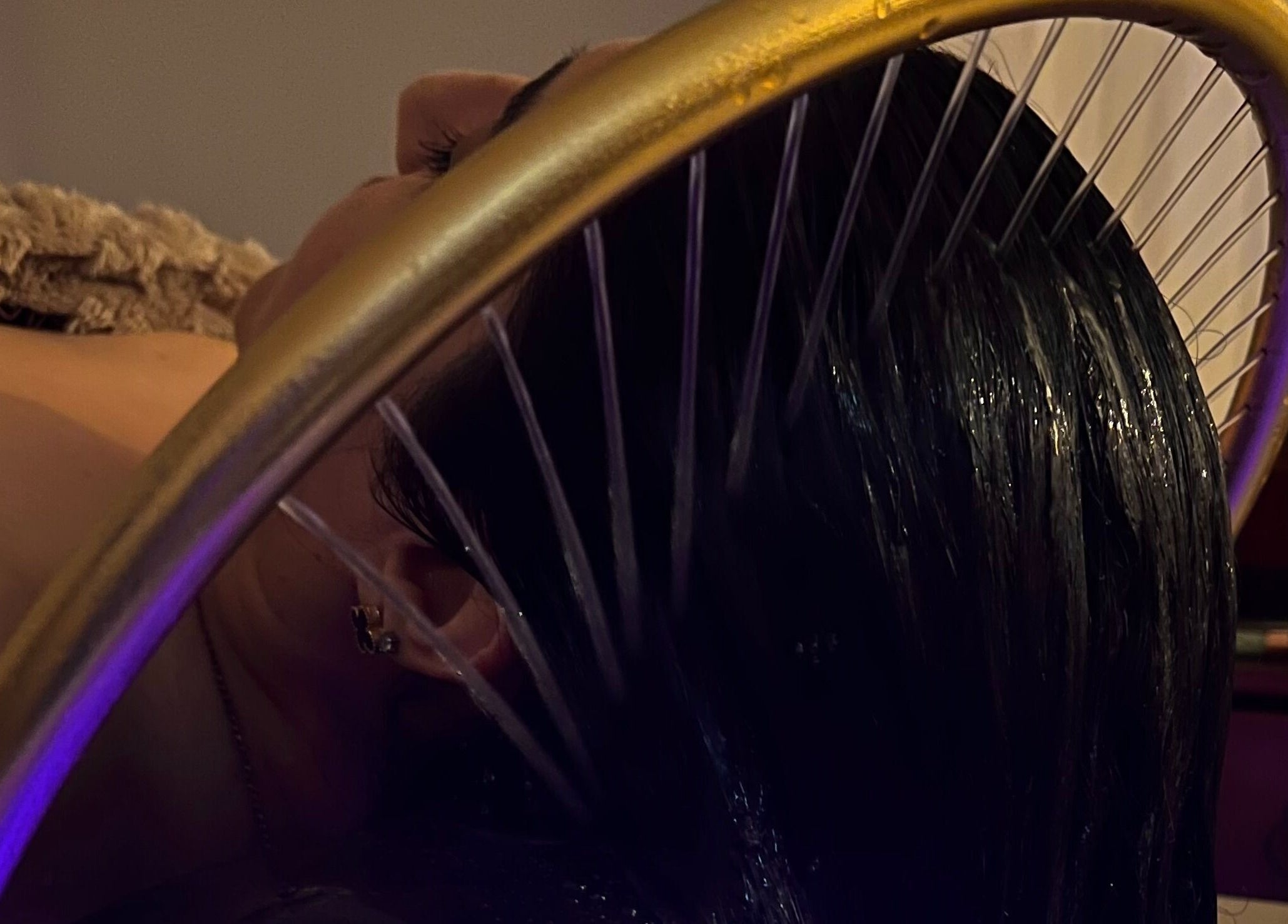 Relaxing hair rinse at Milash Studio Merrylands in Merrylands, New South Wales, AU, showcasing spa experience.