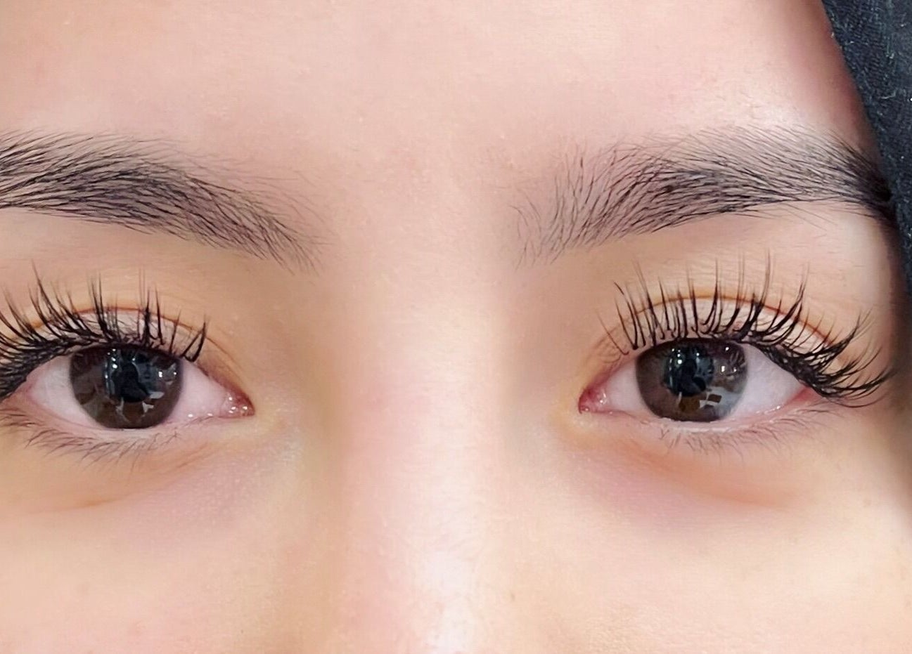 Perfectly styled lashes at Milash Studio Merrylands in Merrylands, New South Wales, AU.