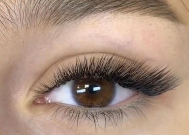 Close-up of lush eyelashes at Moscow Beauty, Riyadh, Riyadh, SA. Perfect for enhancing eye appeal.