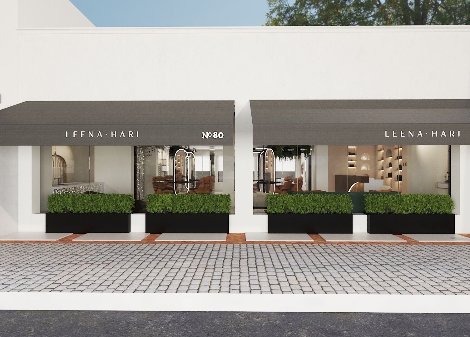 Elegant facade of Leena Hari at Colombo, Western Province, LK, showcasing stylish outdoor decor.