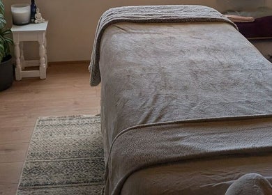 Comfortable massage room at Massage Therapy with Molly, Hassocks, England, GB.