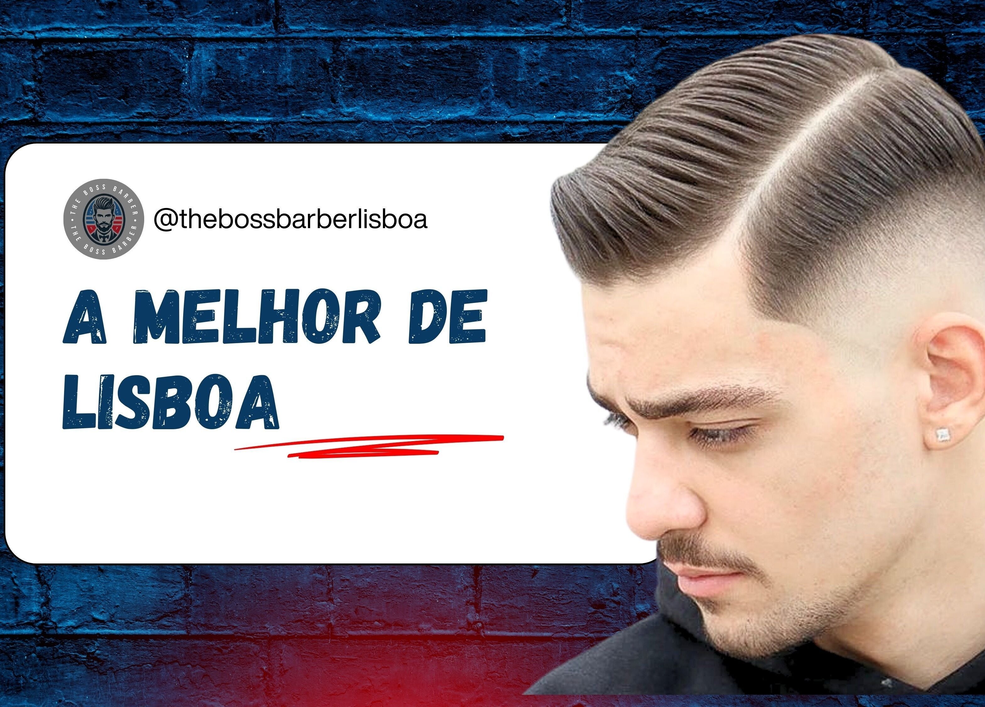 Corte de cabelo moderno no THE BOSS BARBER | Barbearia Premium, Lisboa, Lisboa, PT.