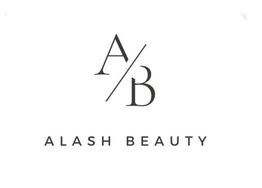 Minimalist logo design for ALASH BEAUTY i København, Denmark, DK.