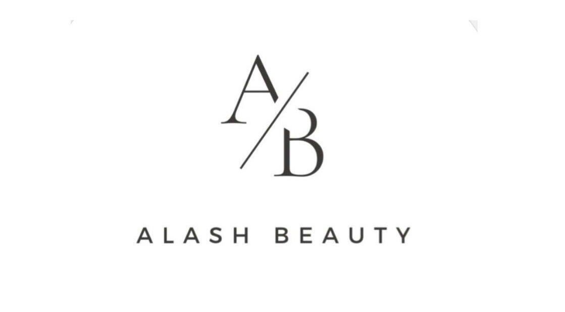 Minimalist logo design for ALASH BEAUTY i København, Denmark, DK.