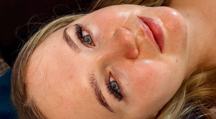 Close-up of a serene face after facial treatment at House Of Gaia, Newmarket, England, GB.
