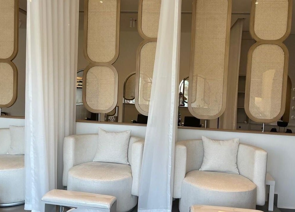 Chic seating area at Rana Beauty Salon, Muscat, Muscat Governorate, OM offering comfort and elegance.