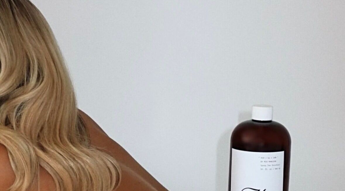 Golden Sundays salon product display in Vancouver, British Columbia, CA featuring hair care essentials.