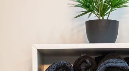 Elegant towels and plant decor at Christea Makeup Madonna, Wellington, Western Cape, ZA.