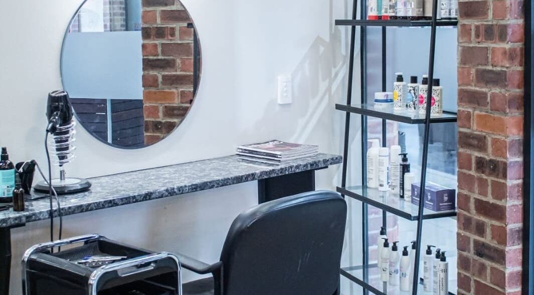 Christea Makeup Madonna salon interior showing a stylish station in Wellington, Western Cape, ZA.