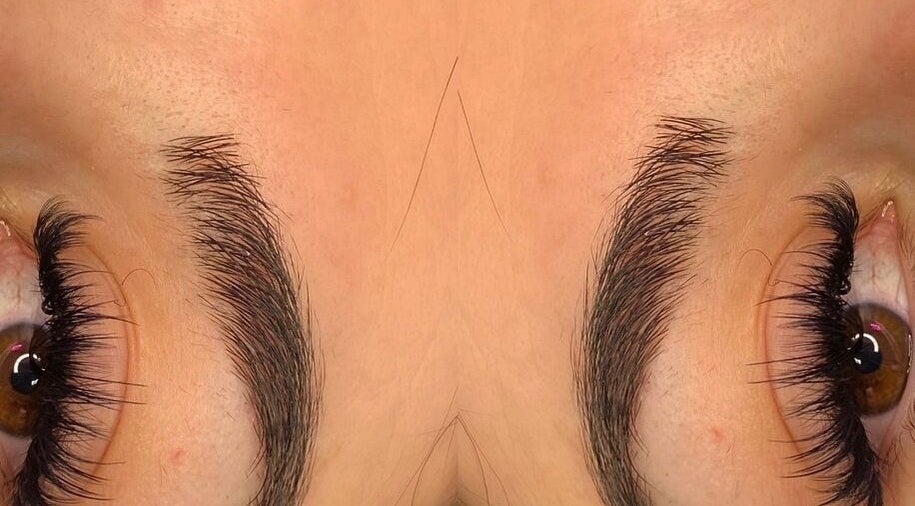 Perfectly shaped eyebrows at Chloe Coates in Ilkeston, England, GB showcasing beauty expertise.