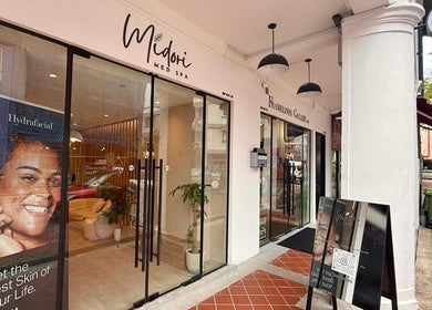 Front facade of Midori Med Spa at Singapore, Singapore, SG, showcasing its modern and inviting design.