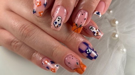 Unique ghost-themed nail art at Isa’s Nail Boutique in Dublin, County Dublin, IE.