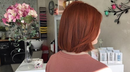 Modern hair styling at Studio 75, featuring elegant decor in London, England, GB.