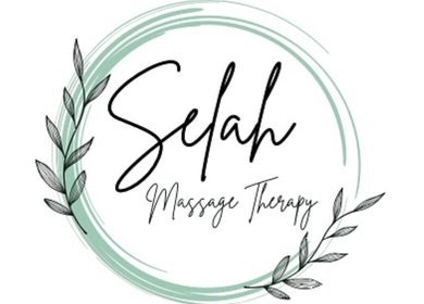 Logo of Selah Massage Therapy with green and black leaf design, Bournemouth, England, GB.