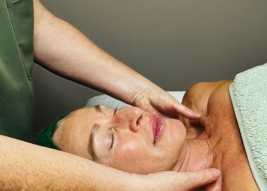 Relaxation massage at Selah Massage Therapy, Bournemouth, England, GB with a client enjoying a soothing session.