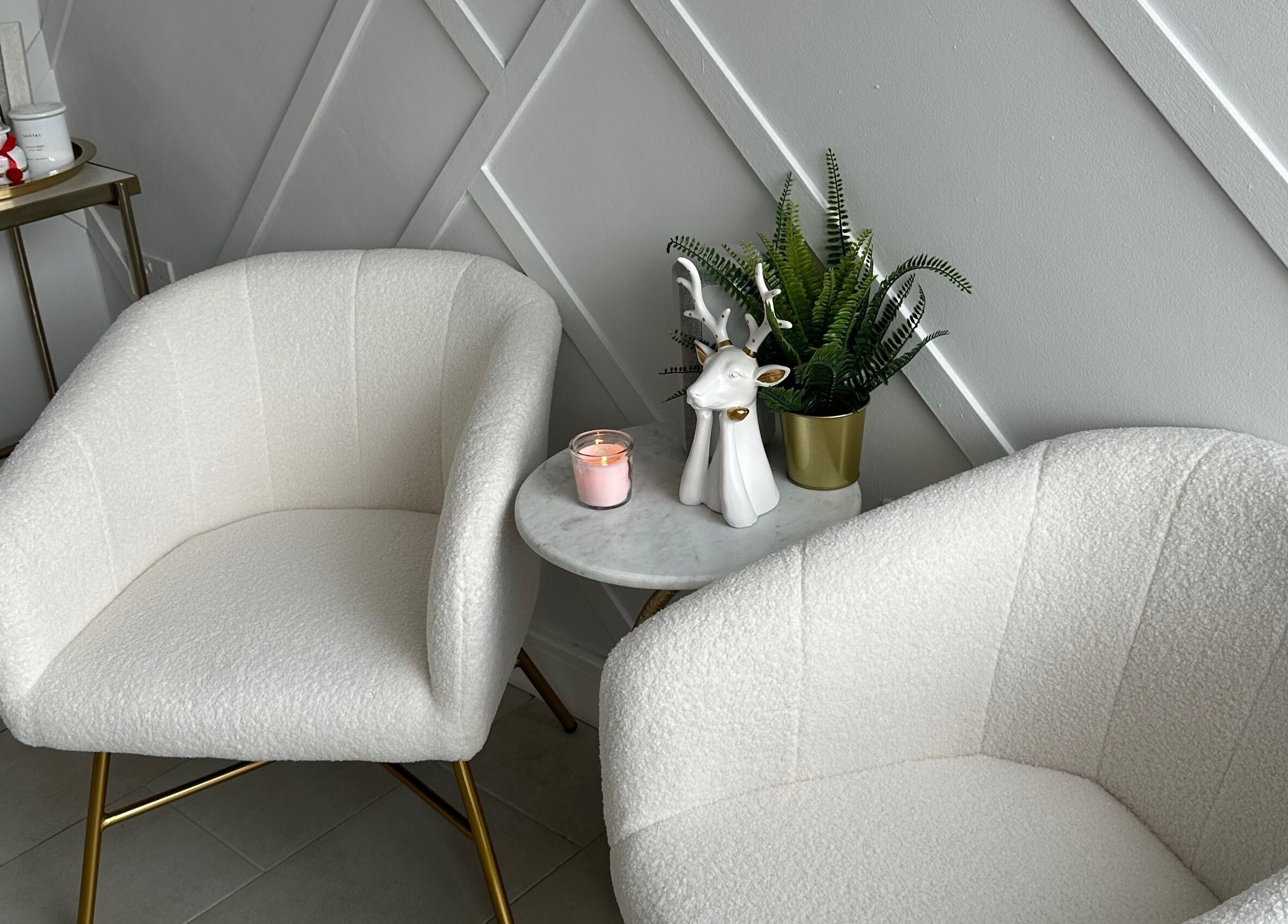 Elegant seating area at Clear Touch Medical Aesthetics, Dudley, England, GB, featuring plush chairs and decor.