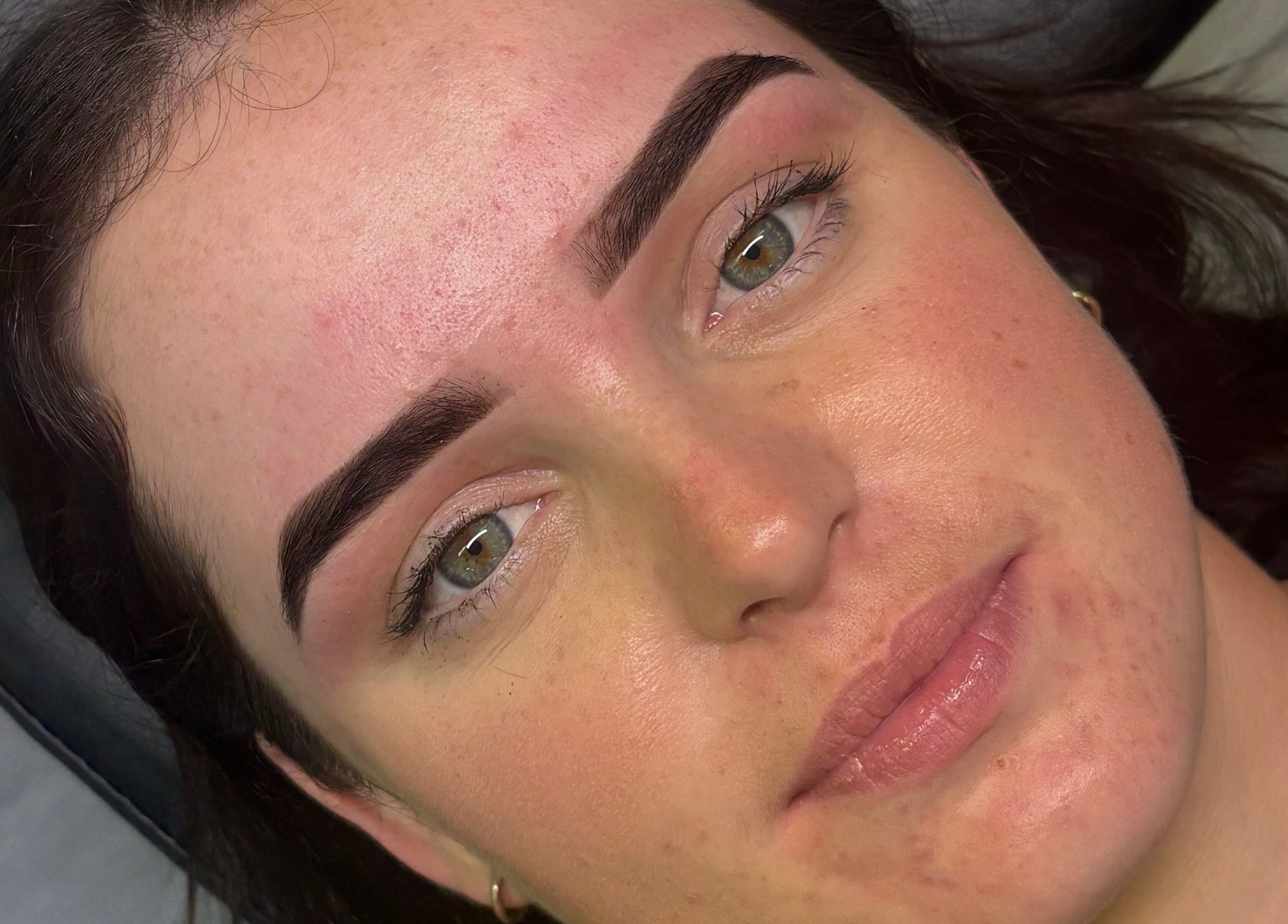 Close-up of beautifully shaped eyebrows by Browers in Dubbo, New South Wales, AU.