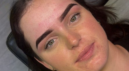 Close-up of beautifully shaped eyebrows by Browers in Dubbo, New South Wales, AU.